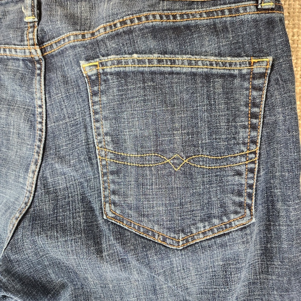Lucky Brand 361 Vintage Straight Blue Jeans Mens 34 Blue Denim Classic 36x32 - Picture 10 of 13
